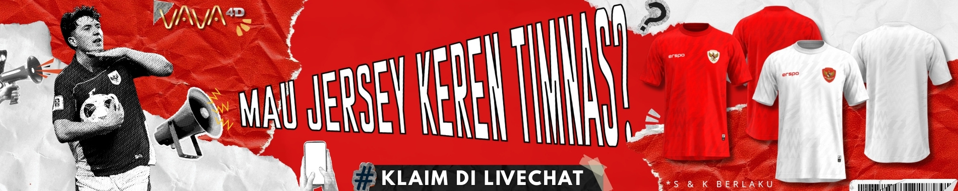 MERCHANDISE JERSEY TIMNAS